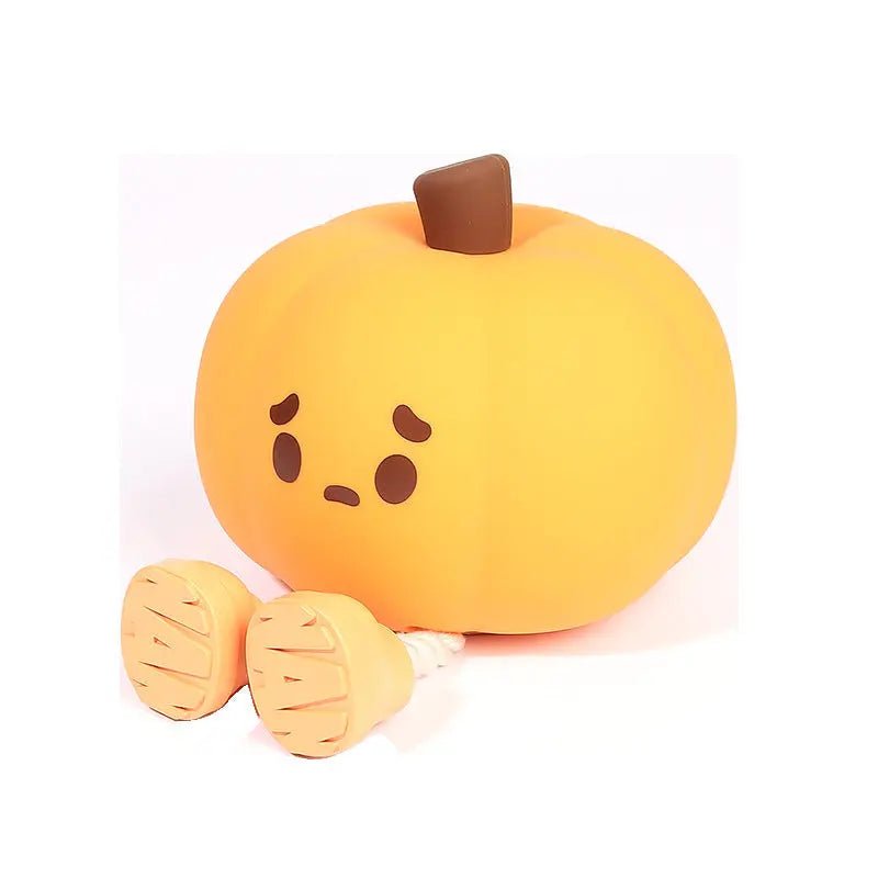 Home Decor Halloween Pumpkin Night Light Cute Soft Silicone Lamp Touch Dimmable Rechargeable Bedside Decor Light Kids Gifts Halloween Decorations - Smile PumpkinHome Decor Halloween Pumpkin Night Light Cute Soft Silicone Lamp Touch Dimmable Rechargeable Bedside Decor Light Kids Gifts Halloween Decorations