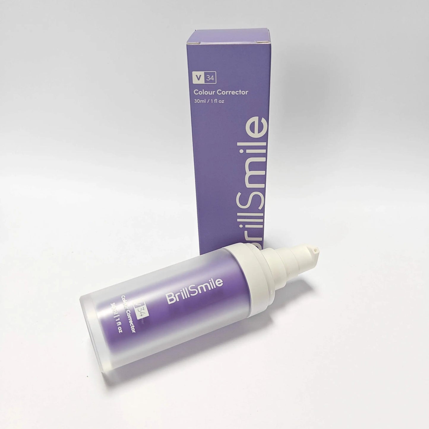 V34 Colour Corrector Teeth Whitening Serum Purple Tooth Polish - Bril Smile