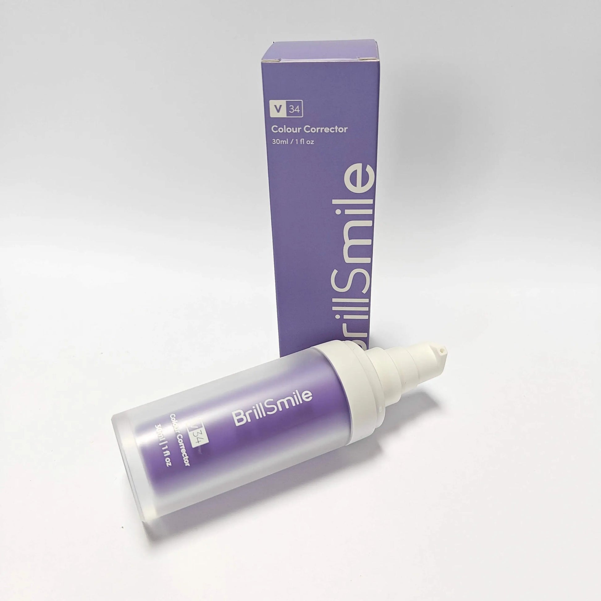 V34 Colour Corrector Teeth Whitening Serum Purple Tooth Polish - Bril Smile