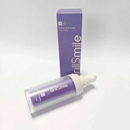 V34 Colour Corrector Teeth Whitening Serum Purple Tooth Polish - Bril Smile