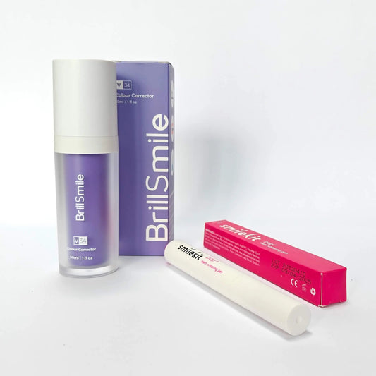 Brilsmile V34 Colour Corrector Teeth Whitening Serum Purple Tooth Polish - Bril Smile