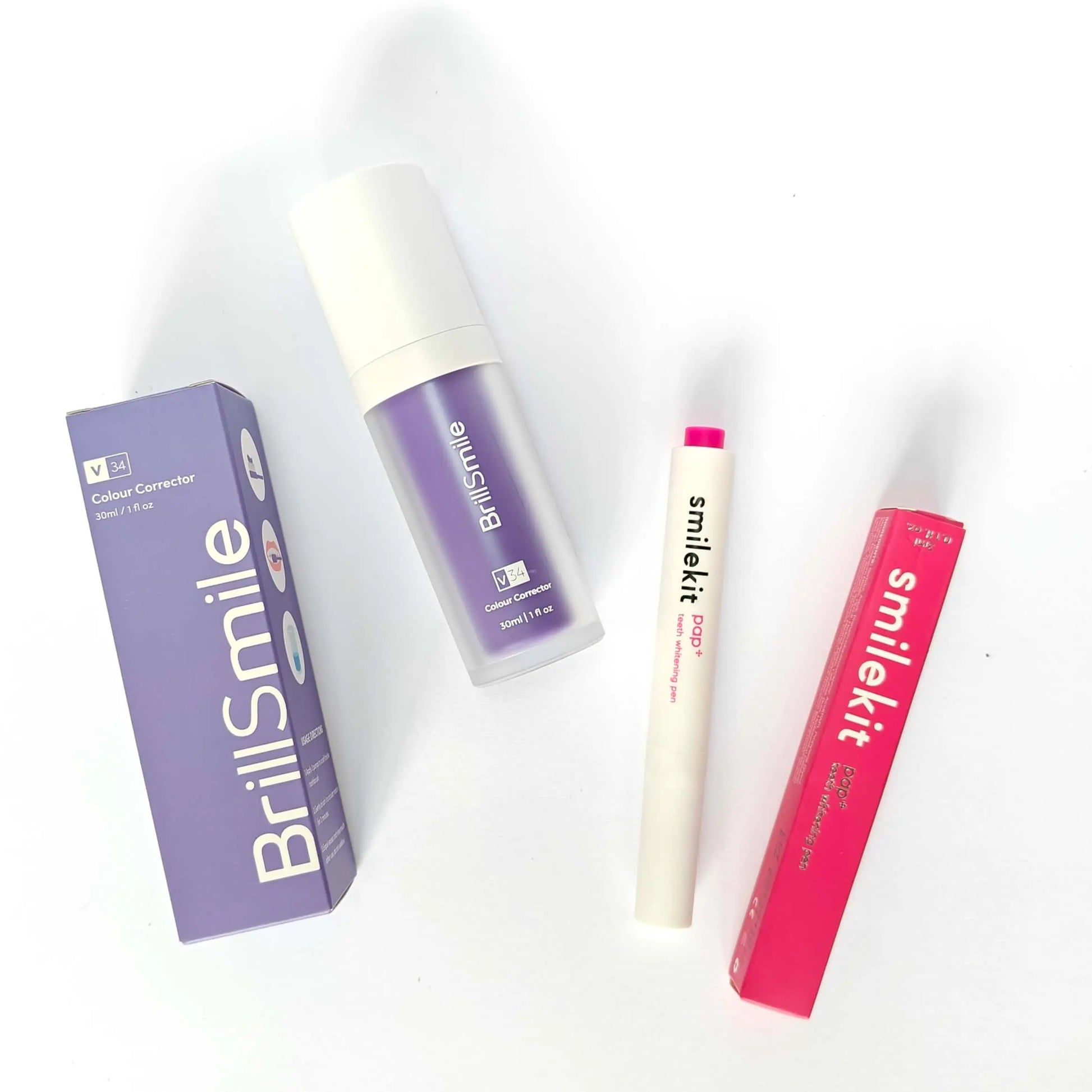 Brilsmile V34 Colour Corrector Teeth Whitening Serum Purple Tooth Polish - Bril Smile