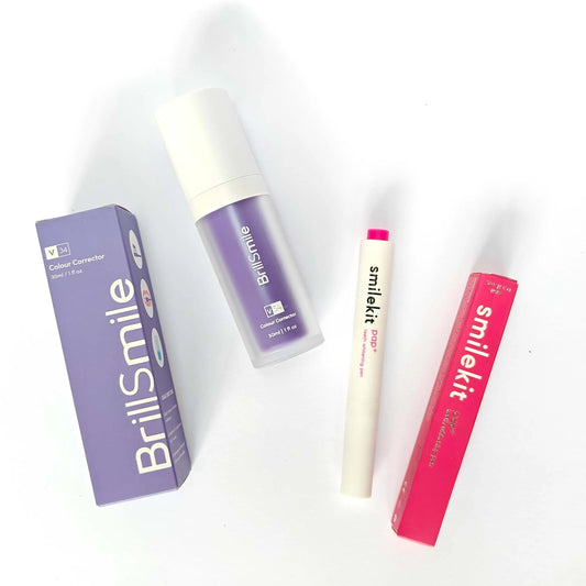 Brilsmile V34 Colour Corrector Teeth Whitening Serum Purple Tooth Polish - Bril Smile