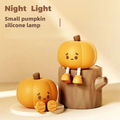 Home Decor Halloween Pumpkin Night Light Cute Soft Silicone Lamp Touch Dimmable Rechargeable Bedside Decor Light Kids Gifts Halloween Decorations - Smile PumpkinHome Decor Halloween Pumpkin Night Light Cute Soft Silicone Lamp Touch Dimmable Rechargeable Bedside Decor Light Kids Gifts Halloween Decorations